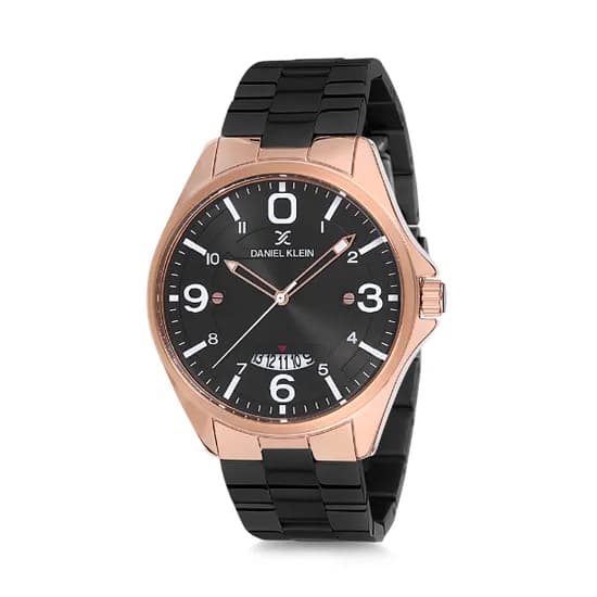 Relógio Analógico Masculino Daniel Klein Premium DK12107-5 - Preto e Dourado