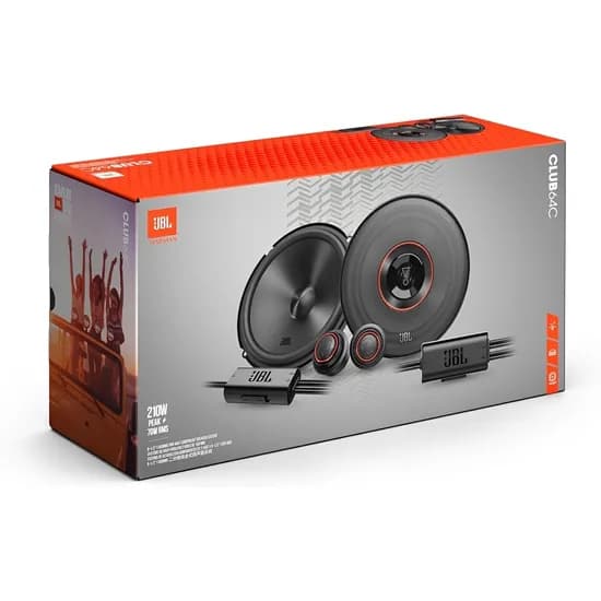 Kit Alto-Falante Automotivo JBL Club 64C 6" 210 W - Preto