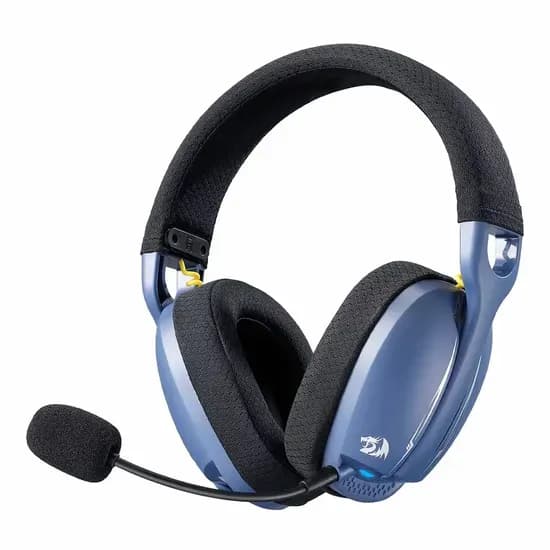 Headset Gamer Redragon Skuld Pro H878BB Wireless - Negro Y Azul