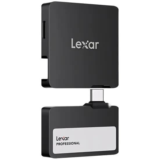 SSD 1TB Externo Portátil Lexar Go SL400 1050/1000 MB/s - Preto (LSL400S001T-RNBNG)