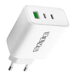 Carregador Tomada Satellite A-CC2002 USB / 2 USB-C / 20W - Branco