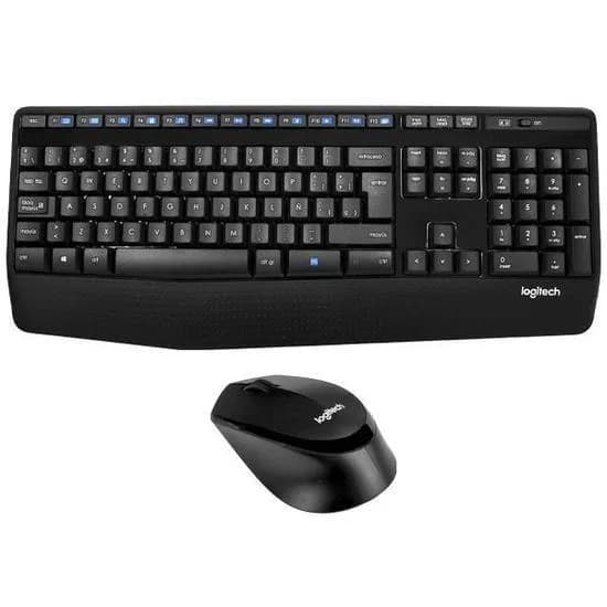 Teclado e Mouse Logitech MK345 USB com Layout Espanhol