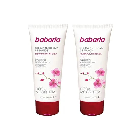 Babaria Crema de Manos Rosa Mosqueta 100ML 2X1