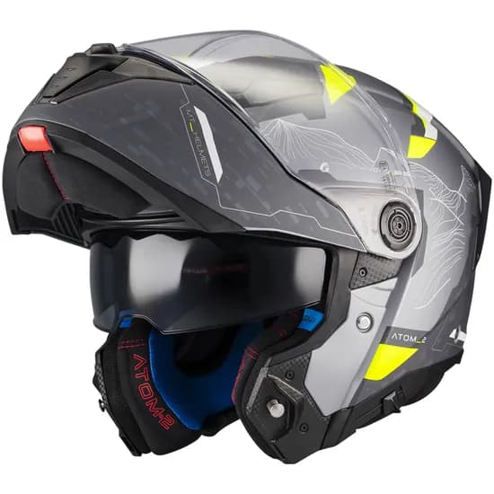 Capacete MT Helmets Atom 2 SV Highlands E2 - Articulado - Tamanho XL - com Óculos Interno - Matt
