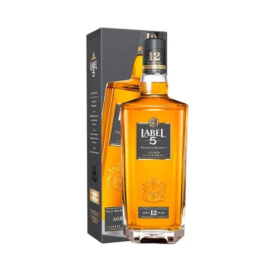 Whisky Label 5 12 Años 750ML