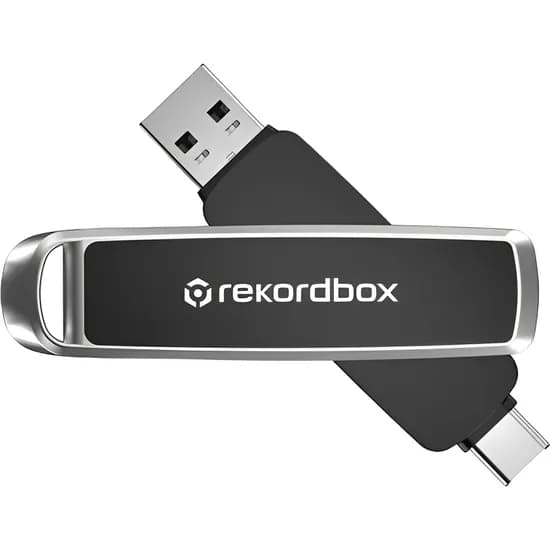 Pendrive Sandisk DJ Flash Drive USB-C / USB-A - Preto/Prata (SDDDE1-512G-GR46)