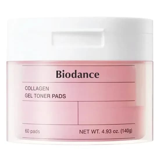 Almofadas Tônicas Biodance Collagen Gel Toner Pads de 60 Unidades