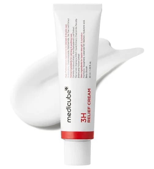 e. Medicube 3H Relief Cream - Creme Calmante Hidratante 50ML