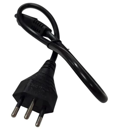 Cabo de Força Ac 10 Amperes 50CM 250V Datacenter Padrao BR