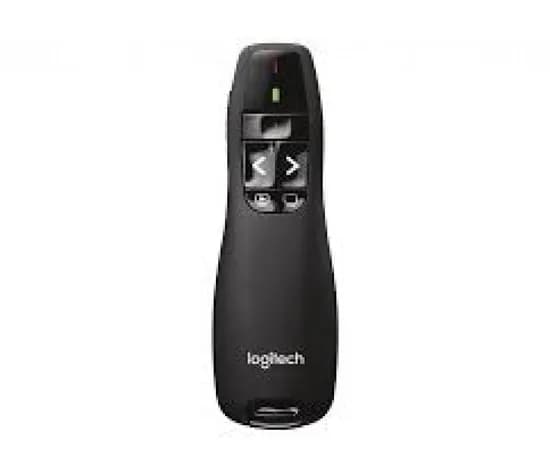 Projetor Sem Fio Logitech R400 com Laser Vermelho