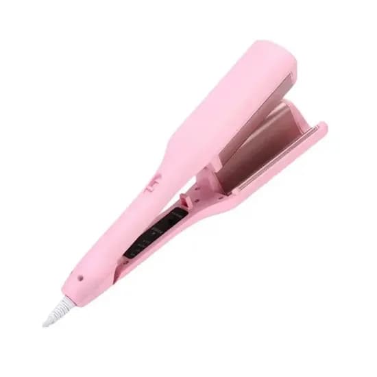 Modelador de Cachos Luo LU-4676 / 35W / 3 Temperaturas / 110-240V ~ 50HZ - Rosa