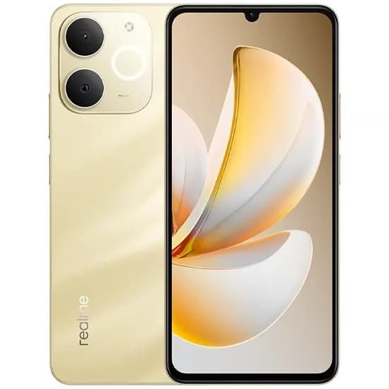 Celular Realme Note 70 RMX5313 Dual Sim de 256GB/4GB Ram de 6.74" 13MP/5MP - Beach Gold (Anatel)