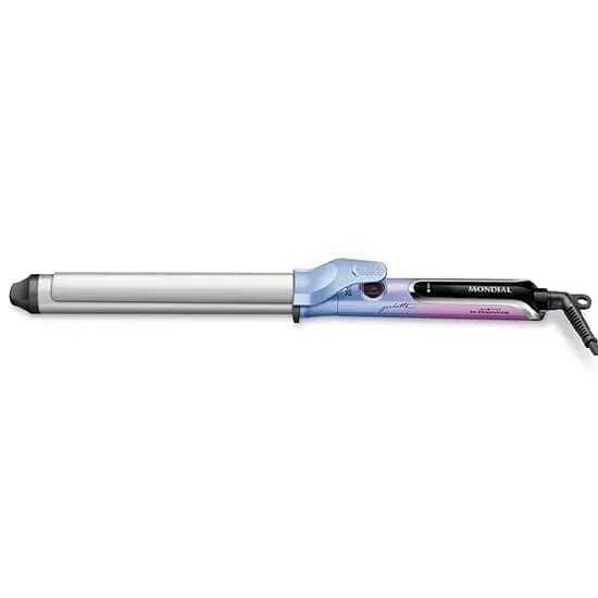 Modelador de Cabelo Mondial Juliette MC-JU-03 de 28 MM 220 °C Bivolt - Rosa/Azul