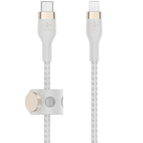 Cabo Belkin Boostcharge Pro Flex CAA011BT2MWH USB-C / Lightning / 2 Metros - Branco