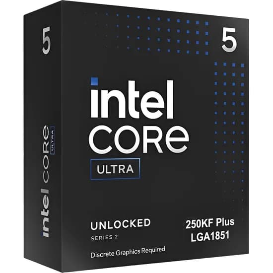 Processador Cpu Intel Core Ultra 5-250KF Plus 5.3 GHZ LGA 1851 30 MB
