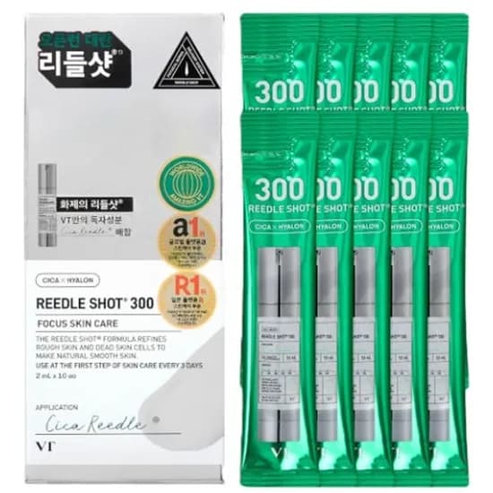 Sérum Facial VT Cosmetics Reedle Shot 300 - 10 Unidades