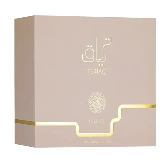 Kit Perfume Lattafa Teriaq - Eau de Parfum - Unisex - 3 Em 1 - 100ML + 12ML + 50ML