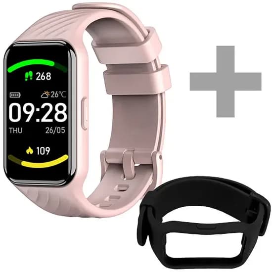 Relógio Blackview R10 com Bluetooth - Rosa + Pulseira