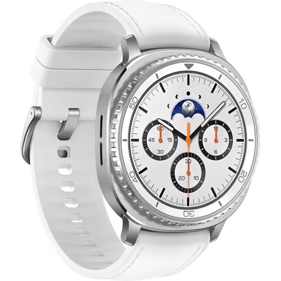 Relógio Smartwatch Samsung Galaxy WATCH8 SM-L500NZWA 46 MM - Branco/Branco Híbrido