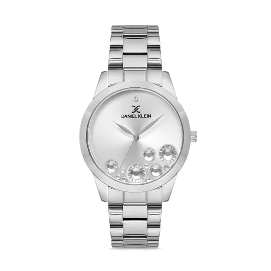 Relógio Analógico Feminino Daniel Klein Premium DK.1.12612-1 - Prata