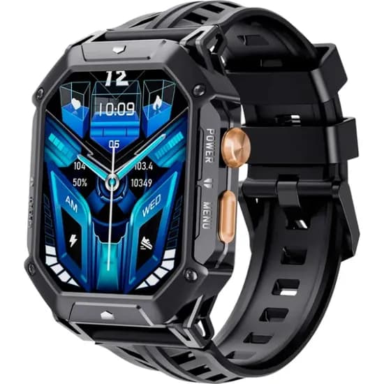 Relogio Smartwatch Cubot X1 com Bluetooth 5.3 / 2.13" - Preto