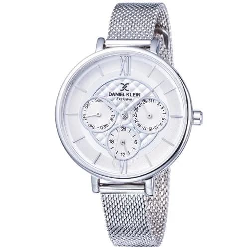 Relógio Analógico Daniel Klein Exclusive DK11895-1 Feminino, Metal - Prata