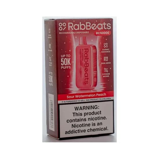 Elf Bar Rabbeats RC 50K Sour Watermelon Peach