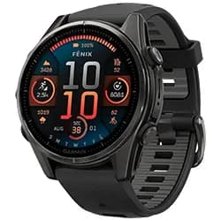 Relógio Garmin Fenix 8 Sapphire Amoled - Carbon Cinza (010-02904-20)