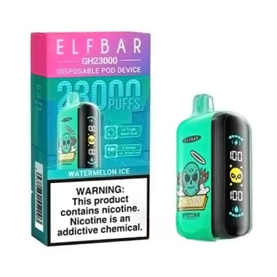 Vaper Descartavel Elfbar GH23000 Watermelon Ice 23000 Puffs