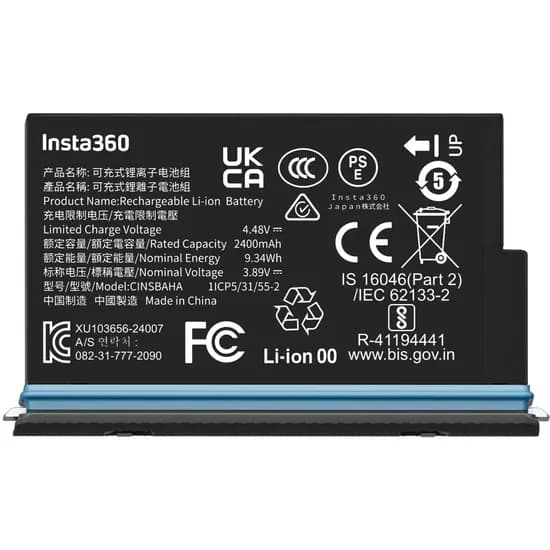 Bateria para INSTA360 X5 Cinsbaha