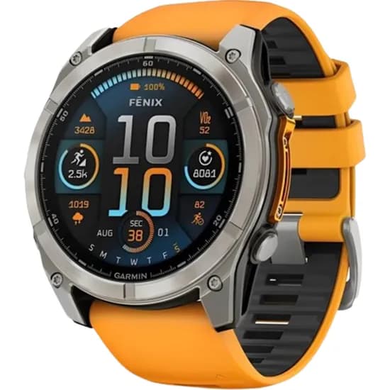 Relógio GPS Garmin Fenix 8 de 51MM Amodel 010-02905-10 - Orange