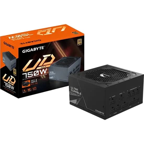 Fonte de Alimentação Gigabyte GP-UD750GM PG5 80 Plus Gold Full Modular 750 W - Preto