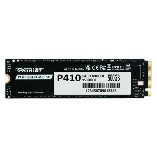 SSD M.2 Patriot P410 500GB Nvme PCI-Exp Gen 4 - P410P500GM28H