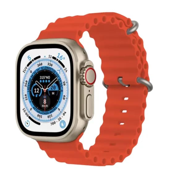 Relogio Inteligente Smartwatch S8 Ultra + 49MM com Bluetooth - Laranja