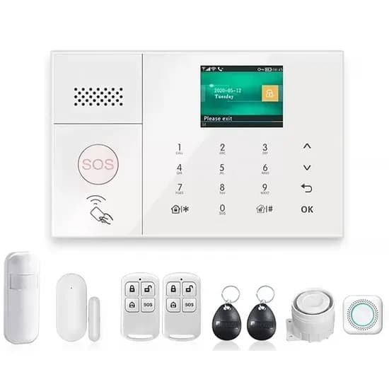 Alarme Residencial 4LIFE FL108GSM 2G/Wifi - Branco