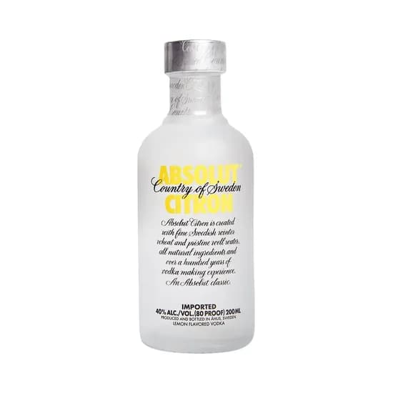 Vodka Absolut Citron - 200ML