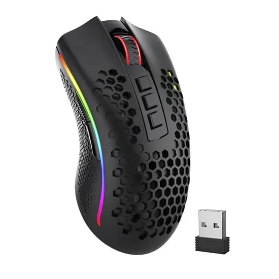 Mouse Gamer Redragon Storm Pro M808-KS Sem Fio - Preto