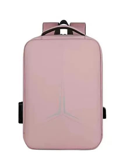 Mochila Satellite p/NB 15.6" Rosa Anti Roubo