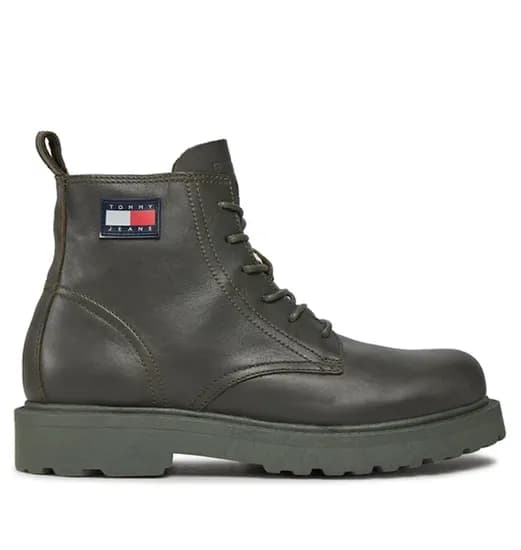 Calzado Casual Masculino Tommy Jeans TJM Ruberized Lace Up Boot