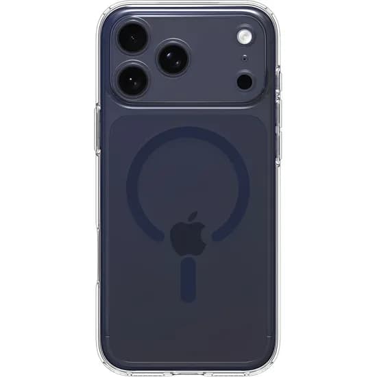 Capa Protetora Spigen Ultra Hybrid Magfit para iPhone 17 Pro - Clear Deep Blue (ACS10954)