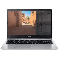 Notebook Acer Chromebook 315 CB315-4H-C7A1 Intel Celeron N4500 Tela Full HD 15.6" / 4GB de Ram / 64GB Emmc / Chromeos - Pure Prata (Inglês) (NX.Jhmaa.001)