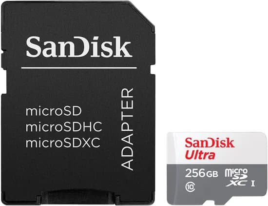 Memória Sandisk Microsdxc Ultra Uhs-I 256GB 100MB/s 2X1