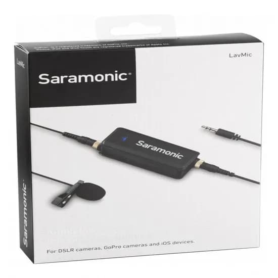 Microfone Saramonic Lavmic 2 Canal DSLR Go
