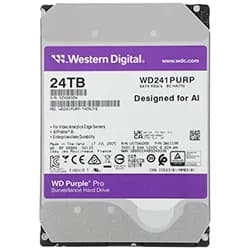 HD Western Digital 24TB WD Purple Pro Ai 3.5" SATA 3 7200RPM - WD241PURP (Garantia BR)