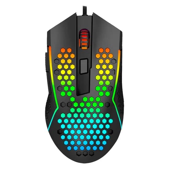 Mouse Gamer Redragon Reaping M987-K 12400 Dpi USB RGB - Preto