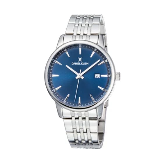 Relógio Analógico Masculino Daniel Klein Premium DK11993-2 - Prata/Azul