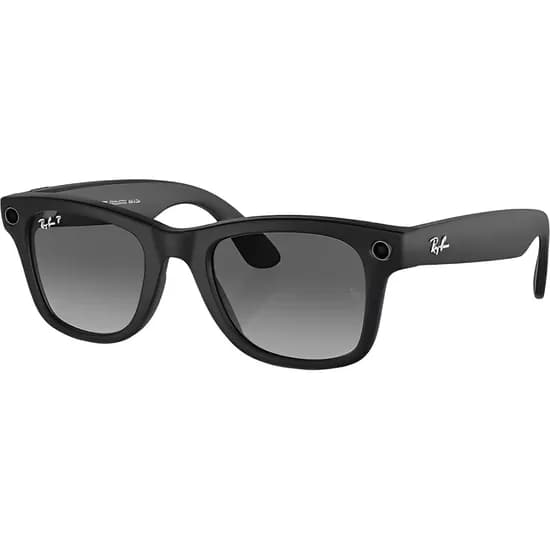 Óculos de Sol Ray-Ban Meta RW4006 Wayfarer - Preto Fosco/Polar Gradient Grafite Regular (982288)