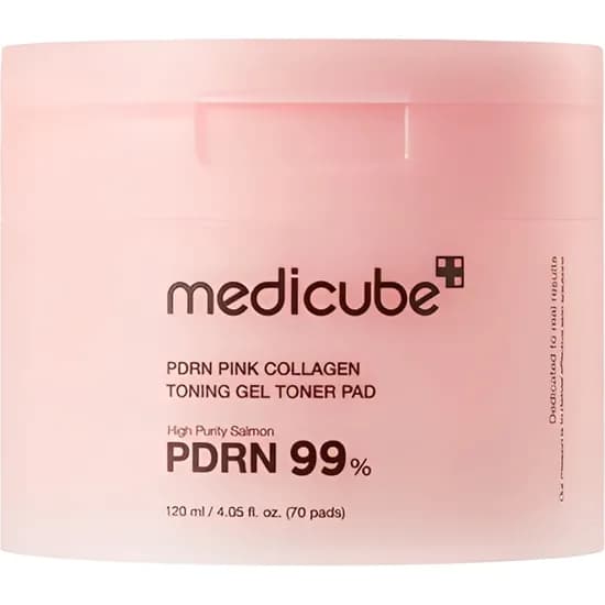 Almofadas Tônicas Medicube PDRN Pink Collagen Toning Gel Toner - 120ML