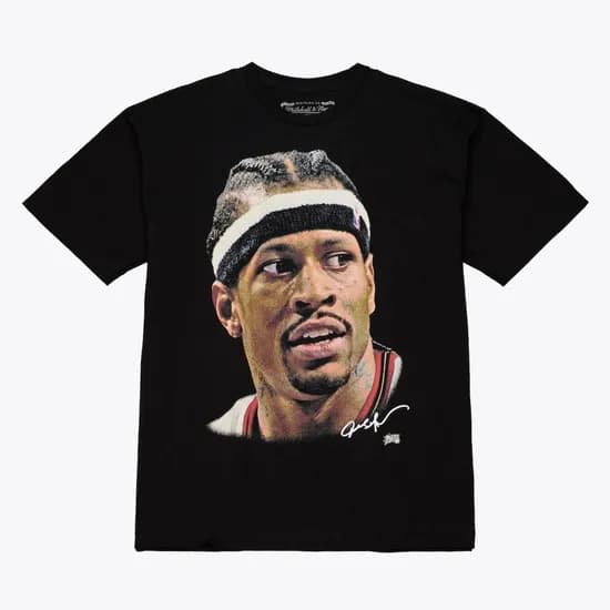 Remera Mitchell And Ness Big Face Allen Iverson