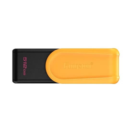 Pendrive Kingston Datatraveler Exodia s DTXS-512GB - 512GB - Preto e Amarelo
